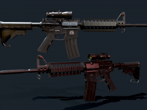 M4A1 Modelo 3D