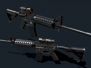 M4A1 Modelo 3D