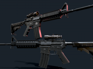 M4A1 Modelo 3D