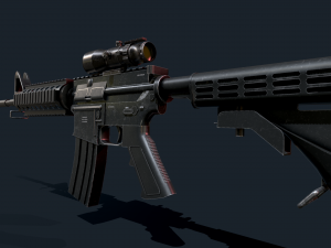 M4A1 Modelo 3D