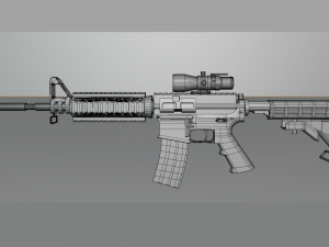 M4A1 Modelo 3D
