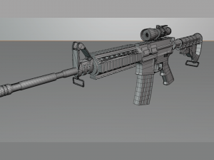 M4A1 Modelo 3D