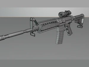 M4A1 Modello 3D