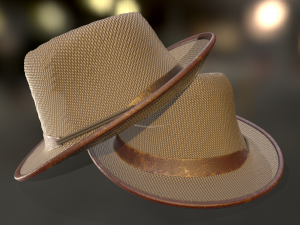 Mens Hat 3D 模型