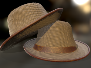 Mens Hat Modelo 3D