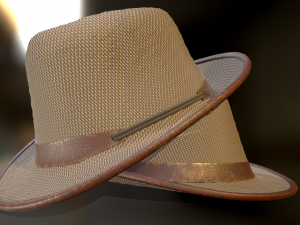 Mens Hat Modelo 3D