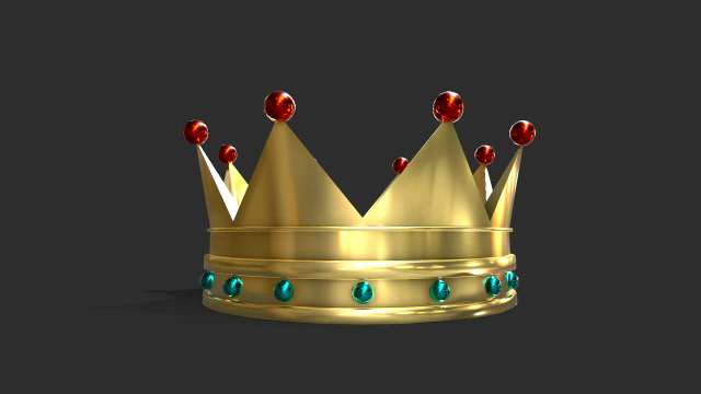 Корона 3D Модель .c4d .max .obj .3ds .fbx .stl .blend 