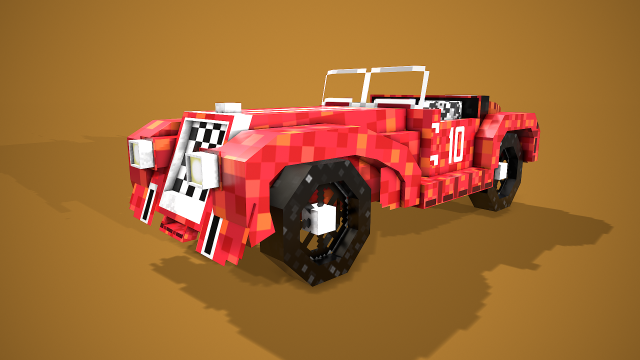 Toy Racing Car 3D 模型 .c4d .max .obj .3ds .fbx .stl .blend 