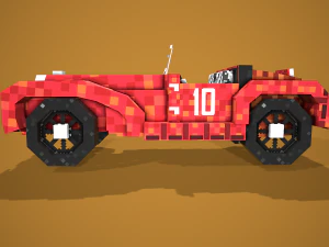 Toy Racing Car 3D Model