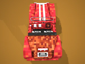 Toy Racing Car 3D Model