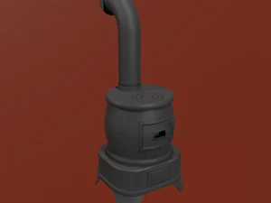 Kompor perut buncit Model 3D