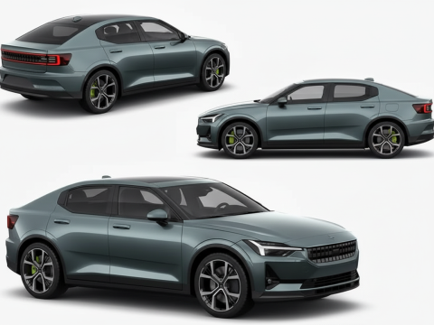 Polestar 2 2020 3D Model