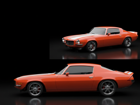 Chevrolet Camaro 1970 ProTouring 3D Model