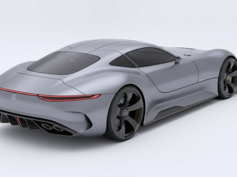 Mercedes Vision Gran Turismo-concept 3D Model