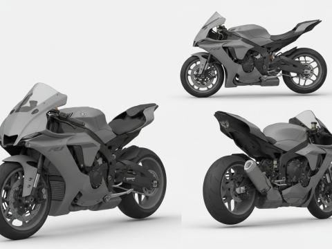 YamahaR1 3D Model