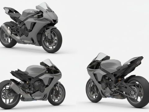 YamahaR1 3D Model