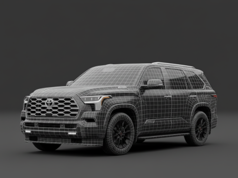 Toyota Sequoia 2011 3D Model