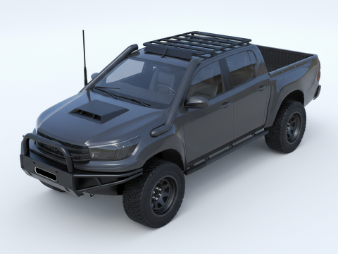 Toyota N80 Hilux Offroad 3D Model