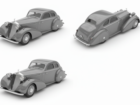 팬텀 Mk1 Jonckheere 쿠페 1934 3D 모델