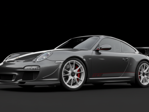 911 GT3 RS4 2011 Modèle 3D