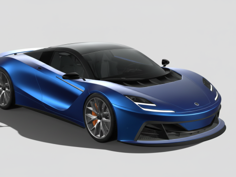 일반 슈퍼카 v2 2018 3D 모델