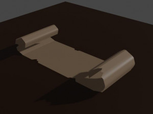 Scroll Model 3D