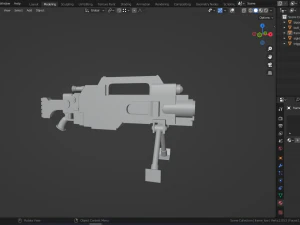 Havy Bolter Accatran 3D Model