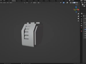 Havy Bolter Accatran 3D Model