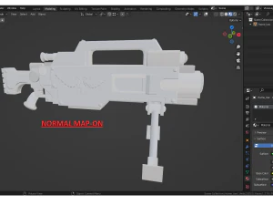 Havy Bolter Accatran 3D Model