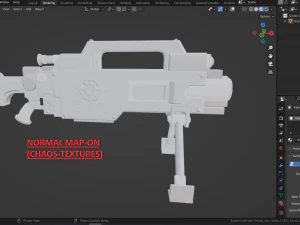 Havy Bolter Accatran 3D Model