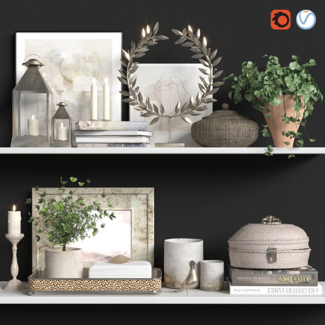 Decoration 3D 모델 .c4d .max .obj .3ds .fbx .stl .blend 