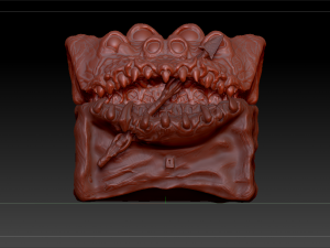 Chest in the form of a mimic chest 3D Print Model