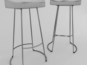 Bar Stool- Model 1 3D Model