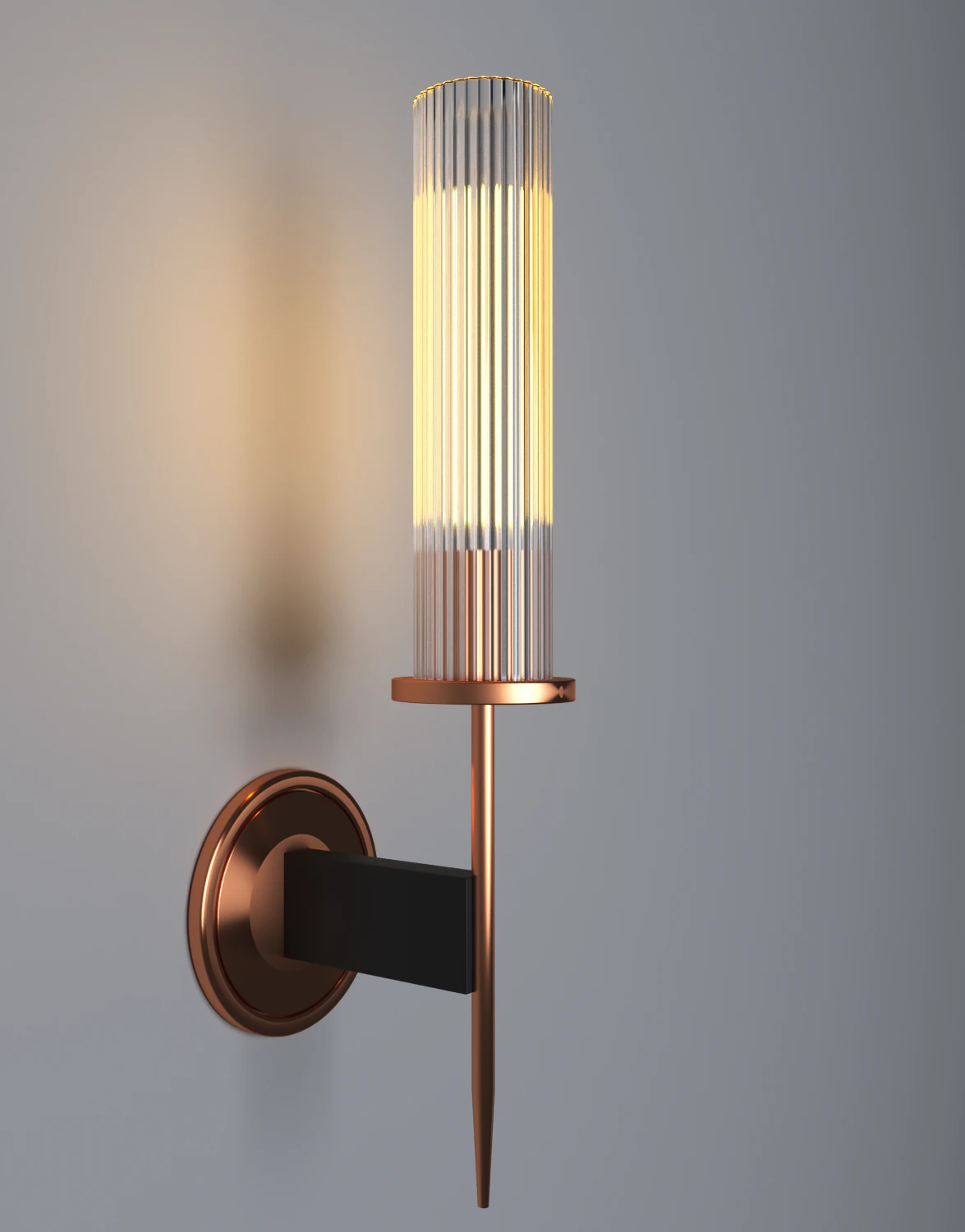 Sconce in avant-garde style 3D Model .c4d .max .obj .3ds .fbx .stl .blend