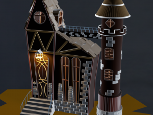 Castle 3D 模型