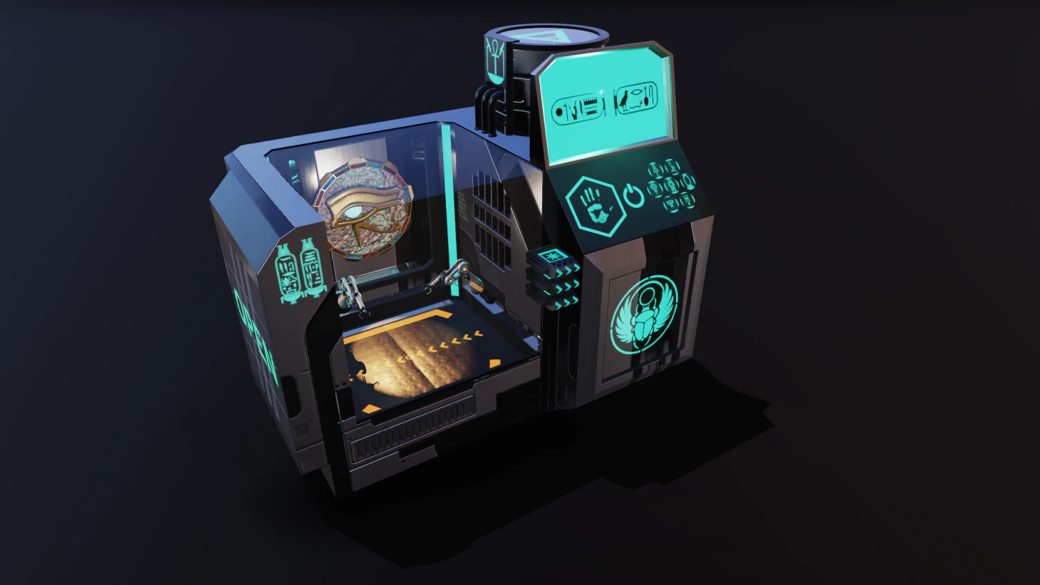 3D printer Oasis 3D Model .c4d .max .obj .3ds .fbx .stl .blend 