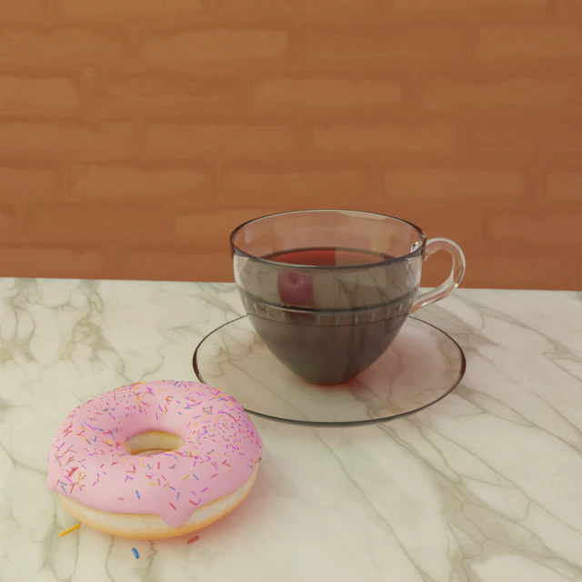 Ciambella 3D Modello 3D .c4d .max .obj .3ds .fbx .stl .blend 