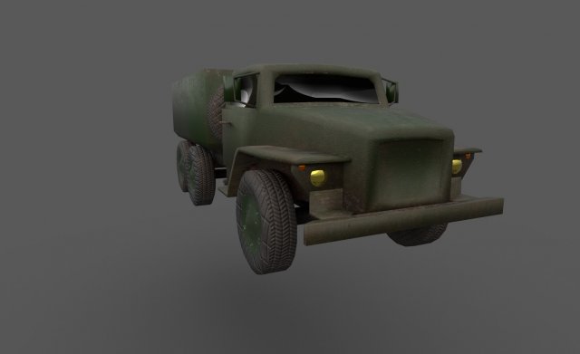 Ural 4320 3D 模型 .c4d .max .obj .3ds .fbx .stl .blend 