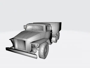 Ural 4320 3D Model