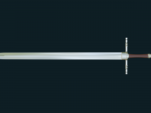 Fantasy Steel Sword 3D 모델