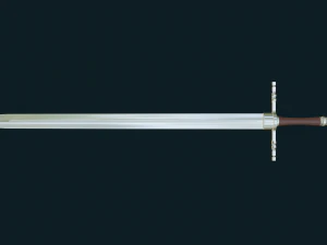 Fantasy Steel Sword 3D Model