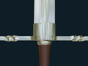Fantasy Steel Sword 3D 모델