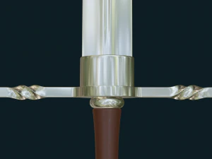 Fantasy Steel Sword 3D Model