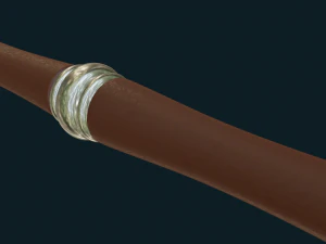 Fantasy Steel Sword 3D Model