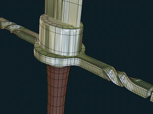 Fantasy Steel Sword 3D Model