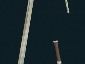 Fantasy Steel Sword 3D Model