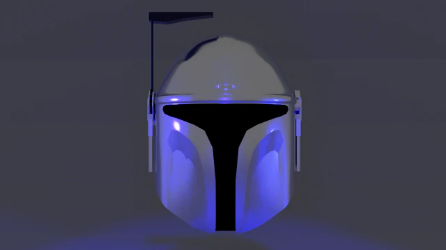 만달로리안 헬멧 3D 모델 .c4d .max .obj .3ds .fbx .stl .blend 