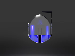 만달로리안 헬멧 3D 모델