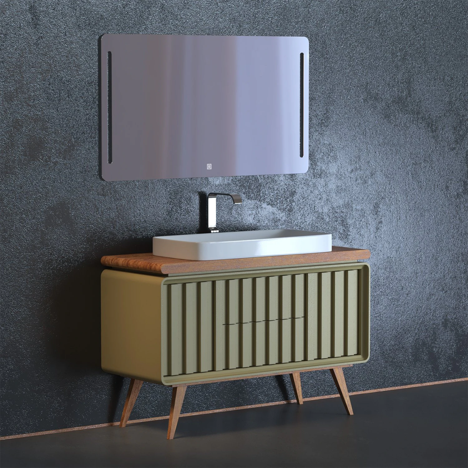 Vanity Unit Set01 3D Model .c4d .max .obj .3ds .fbx .stl .blend 