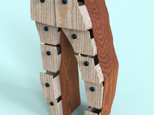 Tube pants 3Dモデル